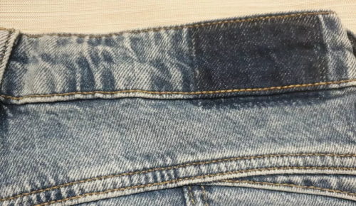 River Island Longline Mom Bum Sculpt Denim Shorts - UK12 - Blue - RRP £35 - Picture 5 of 5