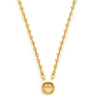 Leonardo Clip & Mix Halskette 60 cm gold Dotty Edelstahl goldfarben 024923