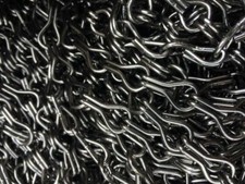 JACK chain 200cm Grey 2mm wire metal aluminium strong Hanging Basket Bird Feeder