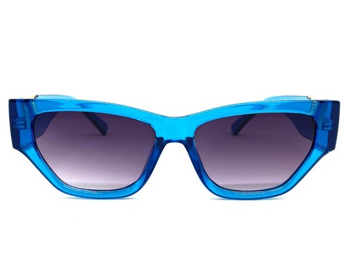 Nuevo Exajerado Clásico Elegante Moderno Retro Ojos de Gato Gafas Sol Moda Azul - Imagen 3 de 6