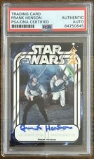 STAR WARS OFFICIAL PIX FRANK HENSON STORMTROOPER AUTOGRAPH SIGNED PSA DNA COA