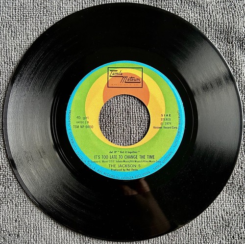 THE JACKSON 5 - DANCING MACHINE - 7" ITALY 1974 - TSM NP 64190 - NM/NM - Foto 4 di 4