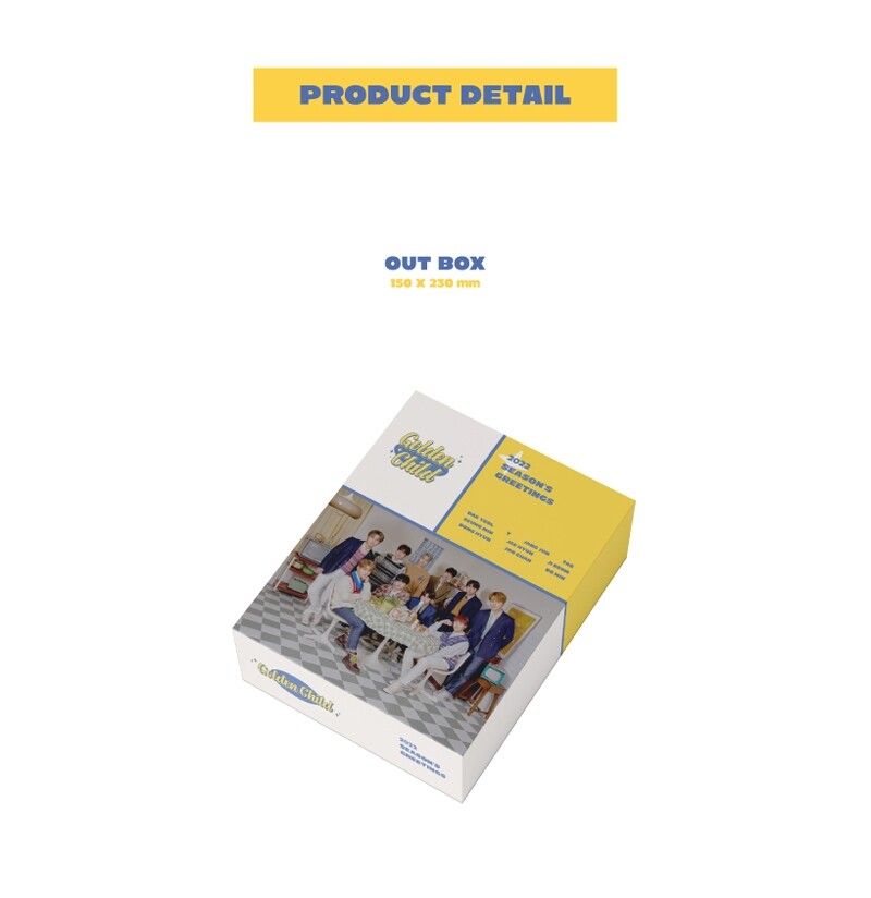 GOLDEN CHILD - 2022 SEASON'S GREETINGS K-Pop Calendar Photo Card