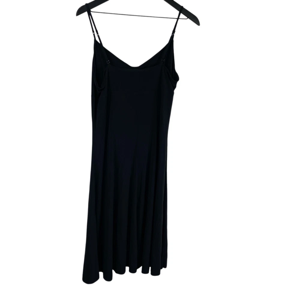 Isaac Mizrahi para Vestido Target Império Cintura Babydoll Sem Mangas Preto L Anos 90 Y2K - Imagem 2 de 4