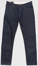 Hiut Denim Slim Tapered Made In Wales 100% Organic Cotton Denim Jeans 33W/32L