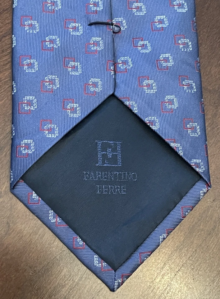 Corbata de cuello Farentino Ferre hecha a mano 100 % seda para hombre hecha en Italia Foto 2 de 4