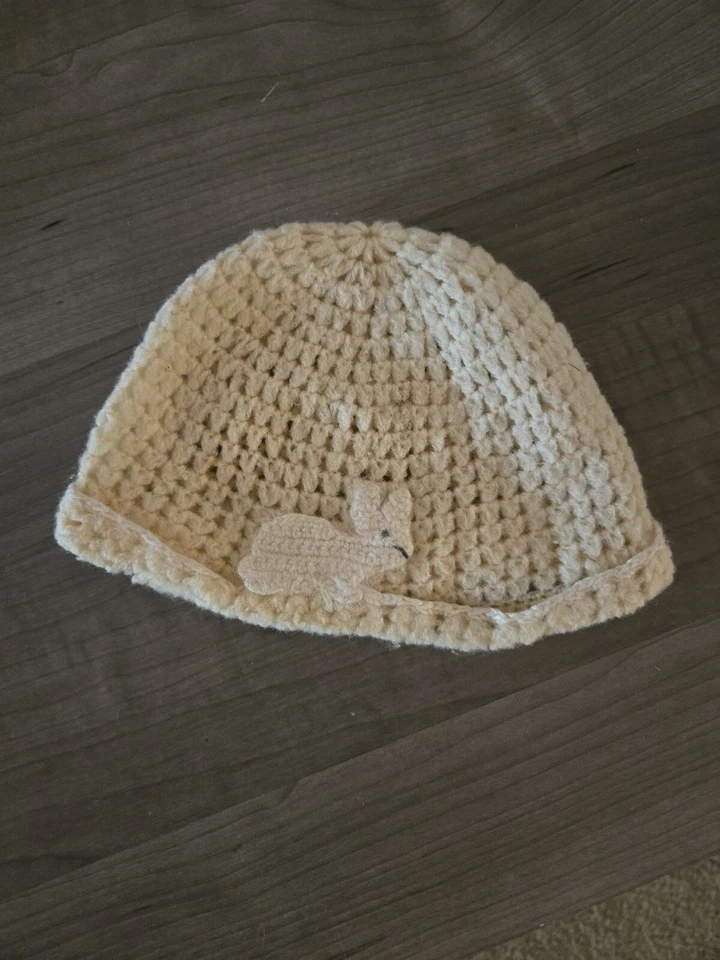 Hand Made Knit Children’s Clothes Hat Booties Gloves Sweater 1930s Vintage - Image 2 of 4