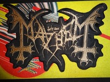 The True Morbid Black Metal Backpatch Patch Shape Emepror