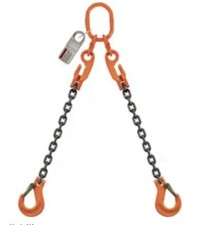 Pewag 7G100 DOS XK /5 Chain Sling. Alloy Steel Grade 100. 5 Foot Double Chain.