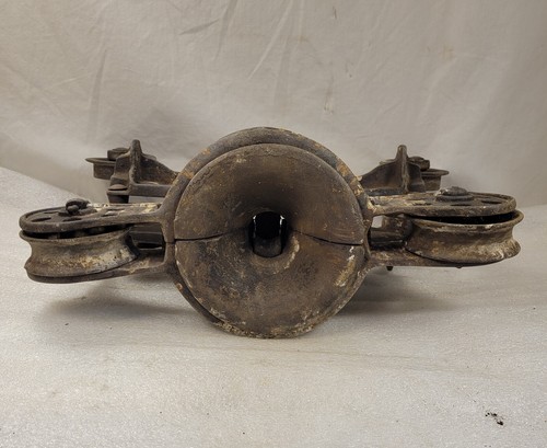 Rare Leader Hay Trolley Farm Pulley Carrier Vintage ~ Patented OCT. 29.89 - Picture 8 of 10