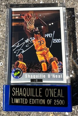 shaquille o'neal rare cards 🏀 1996 Topps Finest Gold main image 1