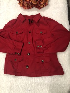 talbots red jacket