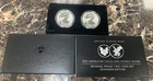 2021 American Silver Eagle One Ounce Reverse Proof Two-Coin Set Designer Edition