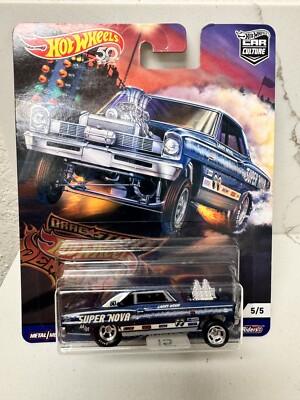 Hot Wheels Drag Strip Demons 50th Anniversary '66 Super Nova 5/5 Real Riders 