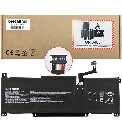GREENTECH BTY-M491 BATTERY FOR MSI MODERN 15 A10M A11M 52.4WH 8PIN BLK CONNECTOR