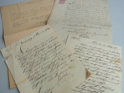 Dokumente 1882-95 an Förster Robert Koch (NIEDERSFELD), Bestallung, Abschussgeld