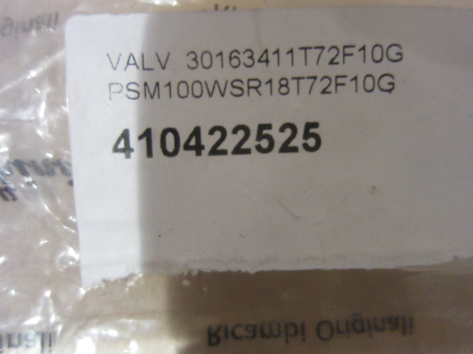 Lamborghini - Valve / Pressure Switch - P/N 410422525
