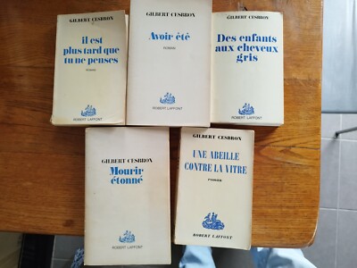 5 Romane von Gilbert Cesbron - Verlag Robert Laffont
