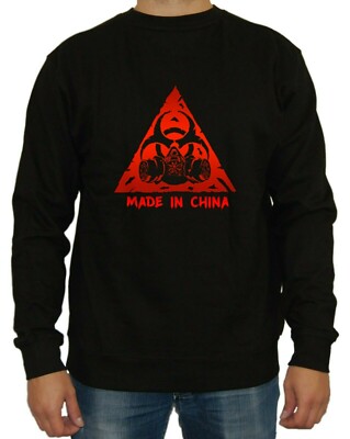 Made in China M2 Sweater Fun Horror Zombie Verschwörung Survival C19 Corona