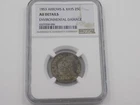 1853 25C  Arrows and Rays Seated Liberty Quarter NGC AU55 DETAILS ENVIRO (179)
