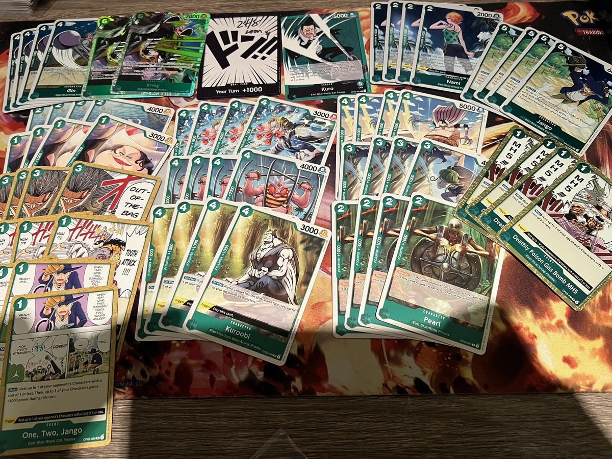 One Piece Card Game Op08 Kuro Full Constructed Deck | eBay Australia