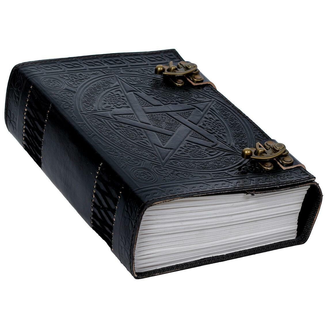 10 x 7 Drawing Book Handmade leather Journal Large 600 Page Embossed Notebook