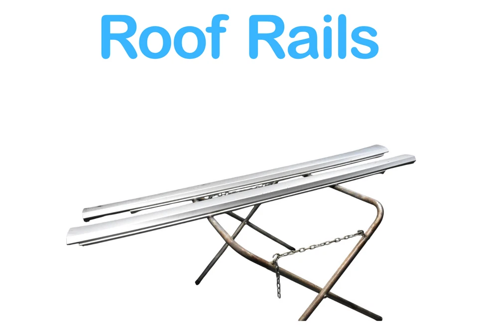 06-16 Mercedes E350 E550 Left and Right Side Baggage Luggage Roof Rack Rail Oem - Image 3 of 4