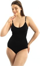 Women Shapewear Bodysuit Tummy Control Seamless Backless Body Shaper Under Dress