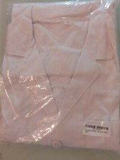 Men's Professional White Lab Coat Large New