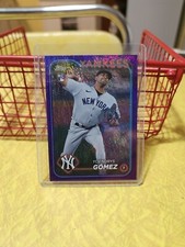 2024 Topps Base Set Series 2#615 Yoendrys Gómez Purple Foil/799 (RC)