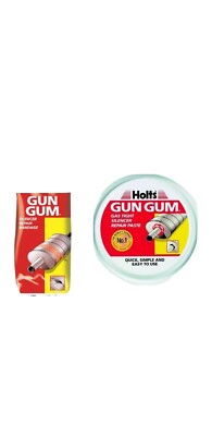 HOLTS ''GUN GUM'' SILENCER EXHAUST REPAIR PASTE & REPAIR BANDAGE