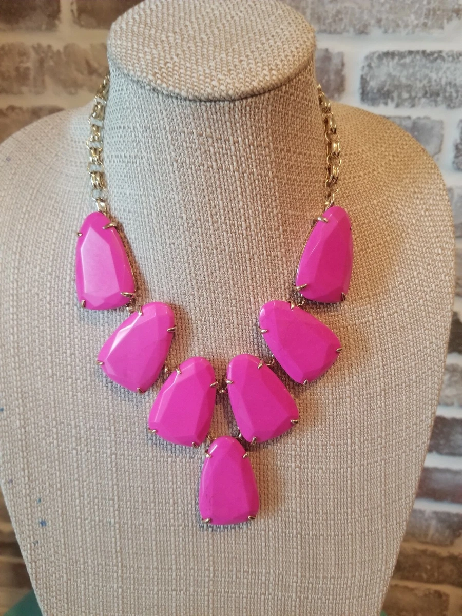 Kendra Scott Rare Magenta Pink Harlow Necklace eBay