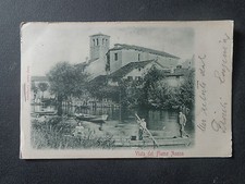 Cartoline Udine Cervignano Fiume Ausa Viaggiata Du 1900 Subalpina AAA