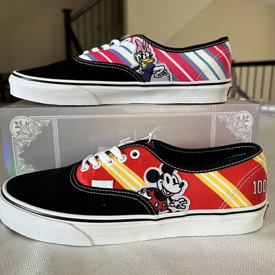 Vans x Disney 100th OG Family Authentic Skate Sneakers Shoes Mens