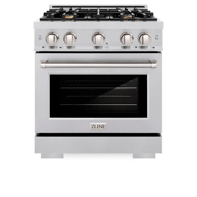 ZLINE 30'' SELECT Gas Range Cooktop Convection Gas Oven Stainless HGR-BR-30 OB