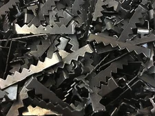 50 x 2" Black Sawtooth Picture Frame Hangers No Nail/Nailless/Nailess/Nail-less