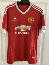 *S* 2015/16 Manchester United Home Football Shirt MEMPHIS #7