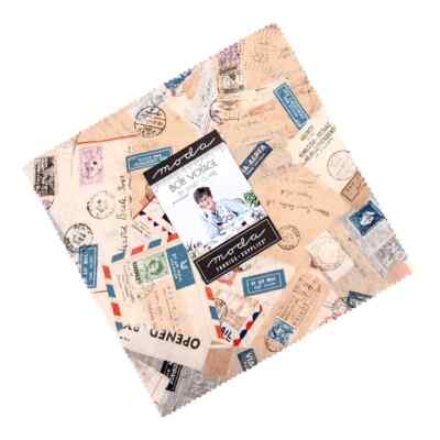 Moda BRANDNEU Bon Voyage Schicht Kuchen 42 10 Zoll x 10 Zoll Quadrate