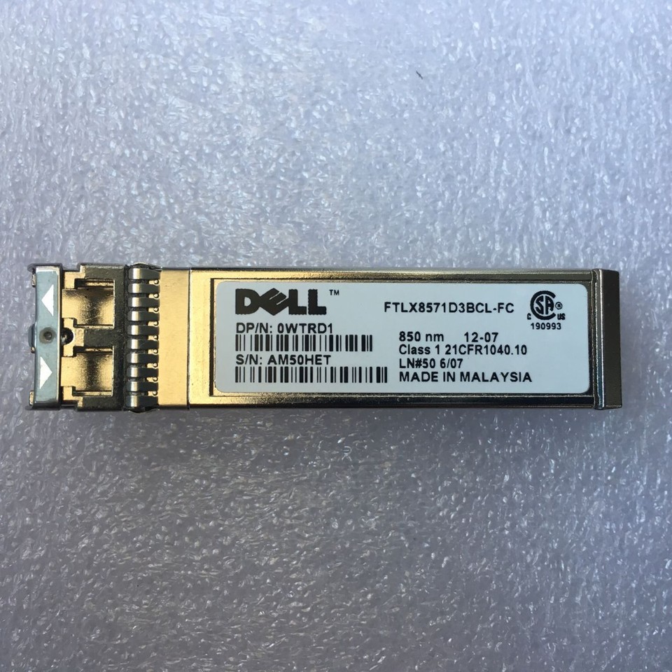 DELL N743D - 10GB SFP+ SR 850NM TRANSCEIVER FTLX8571D3BCL - Foto 10