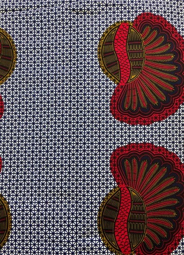 -Impresión de cera africana de diseño exclusivo de Ankara, 100 % algodón, se vende por 6 yardas - Imagen 2 de 2