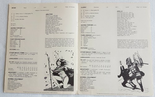 Module R1 To The Aid of Falx,  AD&D, TSR RPG, 1982 - Picture 11 of 11