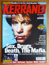 Kerrang April 2000 Bon Jovi Perfect Circle Queen Adreena Pantera