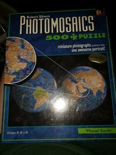 Robert Silvers Photomosaic 500 Piece Puzzle The Planet Earth