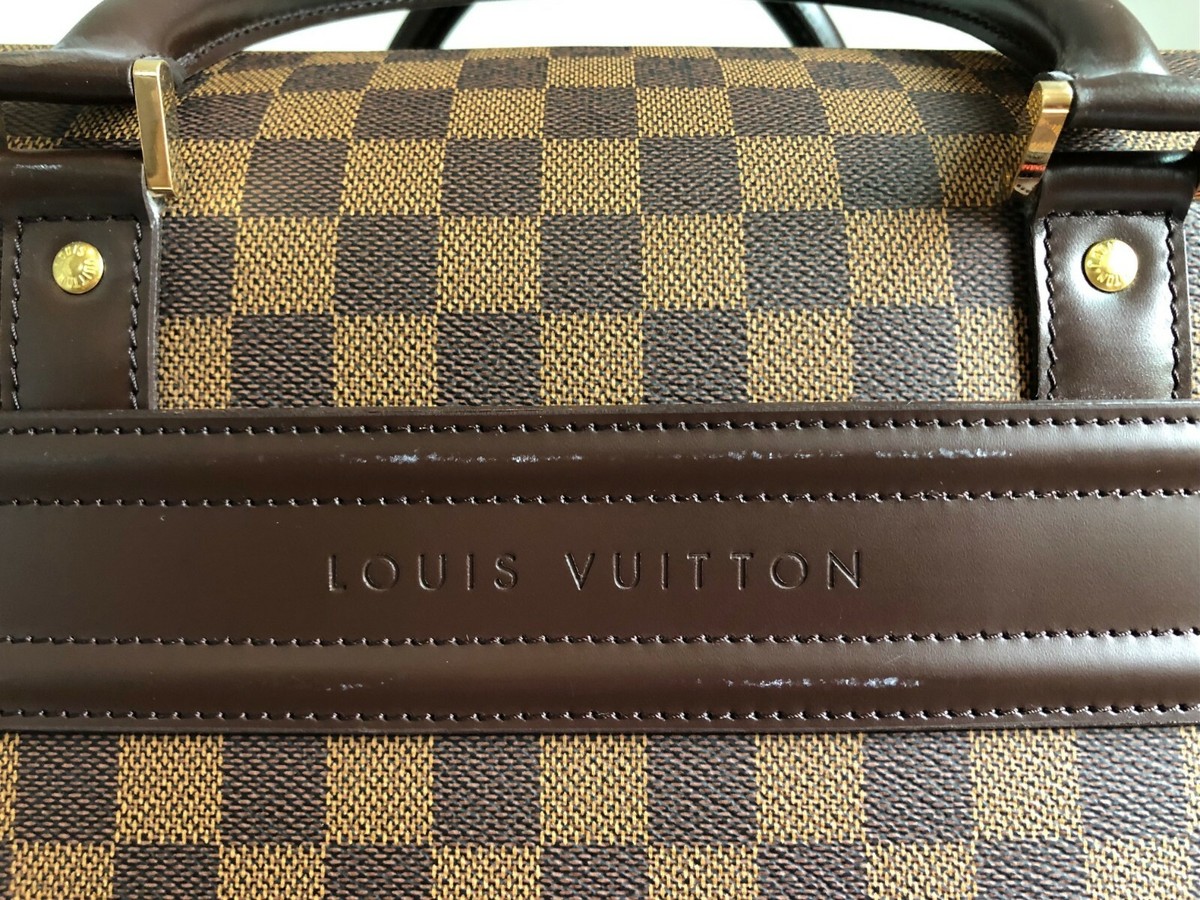 【希少】 LOUIS VUITTON Damier Ebene Weekender Bag バッグ LOUIS VUITTON Damier Ebene Nolita PM Weekender Travel Bag