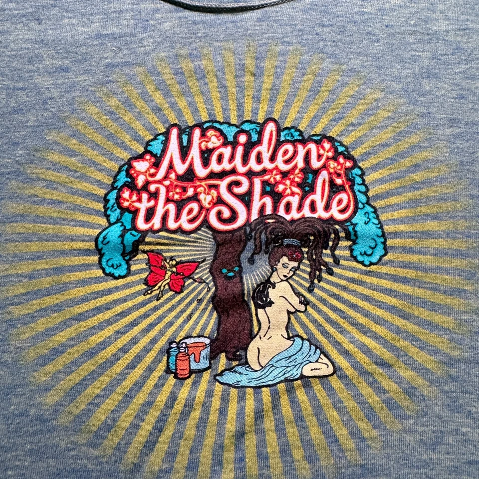 Camiseta sin mangas Maiden the Shade verde para mujer talla pequeña cómoda para mujer Foto 3 de 4