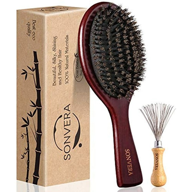 Boar Bristle Hair Brush Men Mens Brushes For Women Pure Boars Oval 100