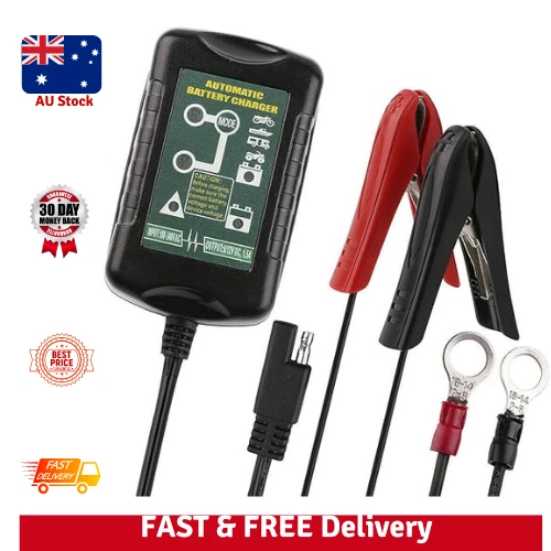 Battery Charger Maintainer Trickle 6V 12V 1.5A Car Automatic Motorcycle - Picture 1 of 7