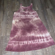 American Eagle Outfitters Womens Criss Cross Back Tie Dye Tank Dress Size Small