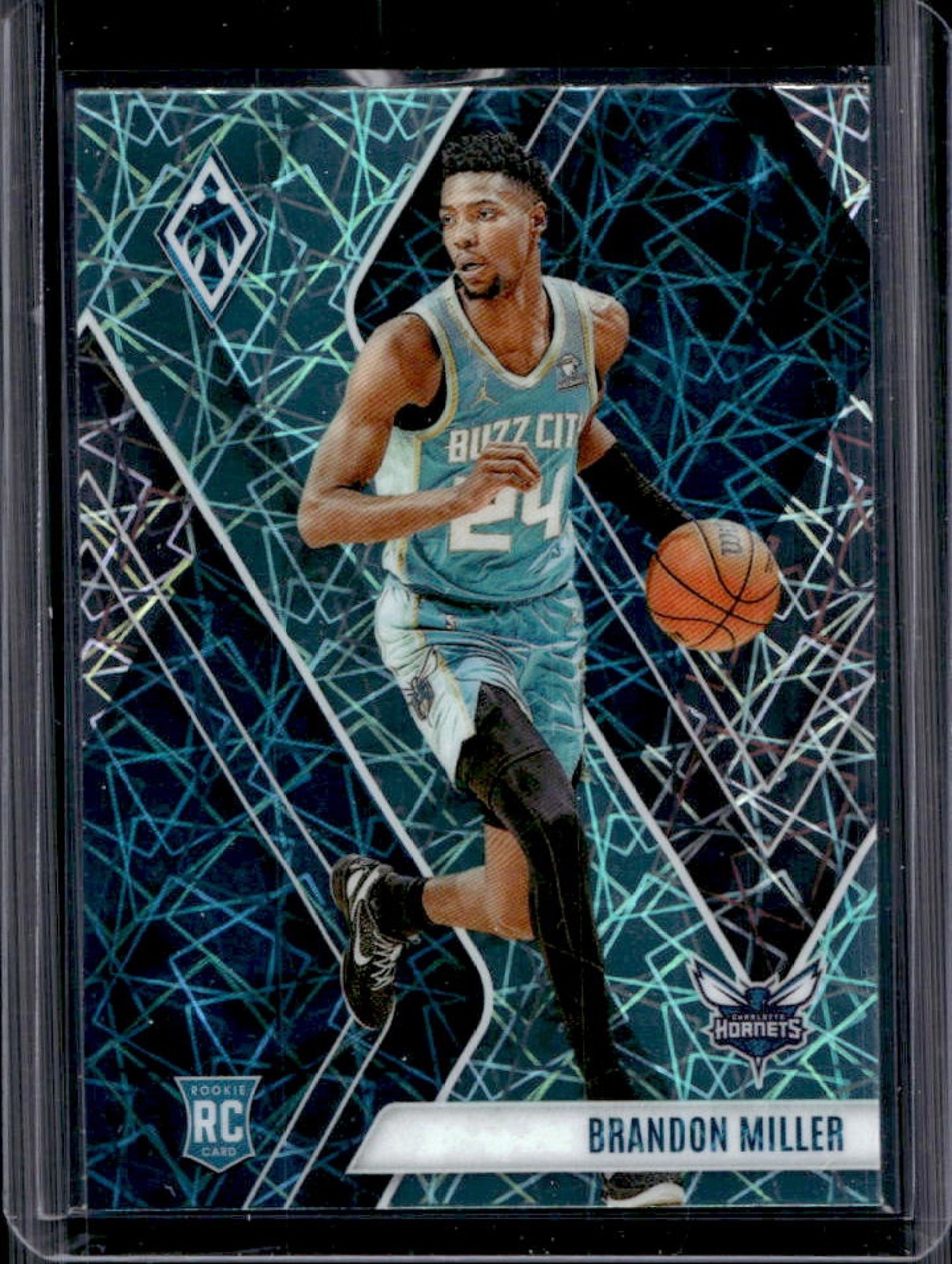 2023-24 Panini Phoenix Brandon Miller RC Teal Lazer Rookie #273 Hornets