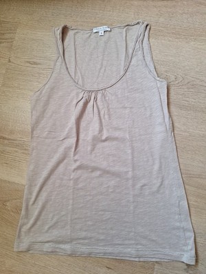 Sommer Top Marie Lund Peek&Cloppenburg Gr. S (36) beige natur ''offene Nähte''